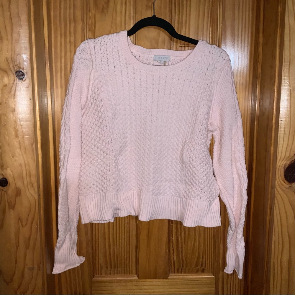 Knitted baby pink sweater NEW WITHOUT TAGS!